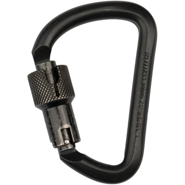 House G Series Large D TL ANSI Still Zinc Coated Steel Keylock, Black HO3564575 - main